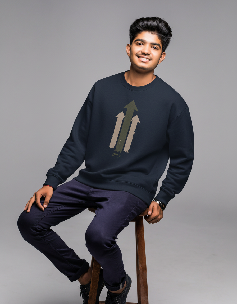 THGC Essentials – Only Up Oversized Mens Sweatshirt