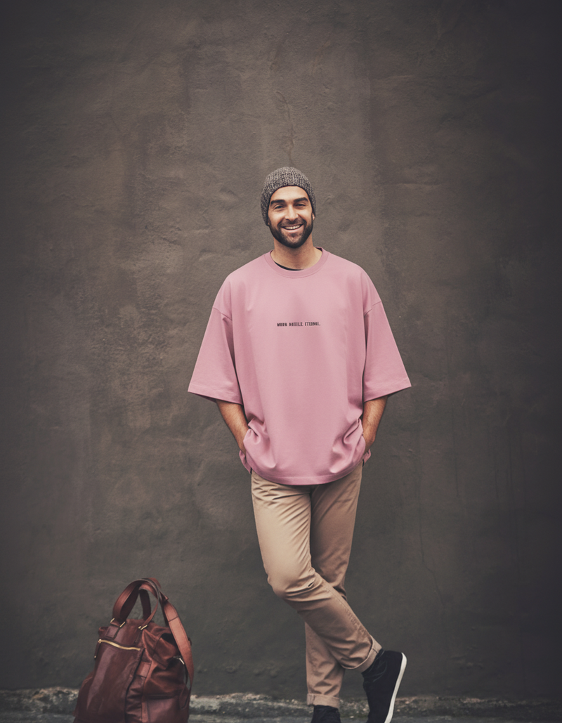 THGC Essentials “Khonshu” Light Edition Oversized French Terry Mens T-Shirt