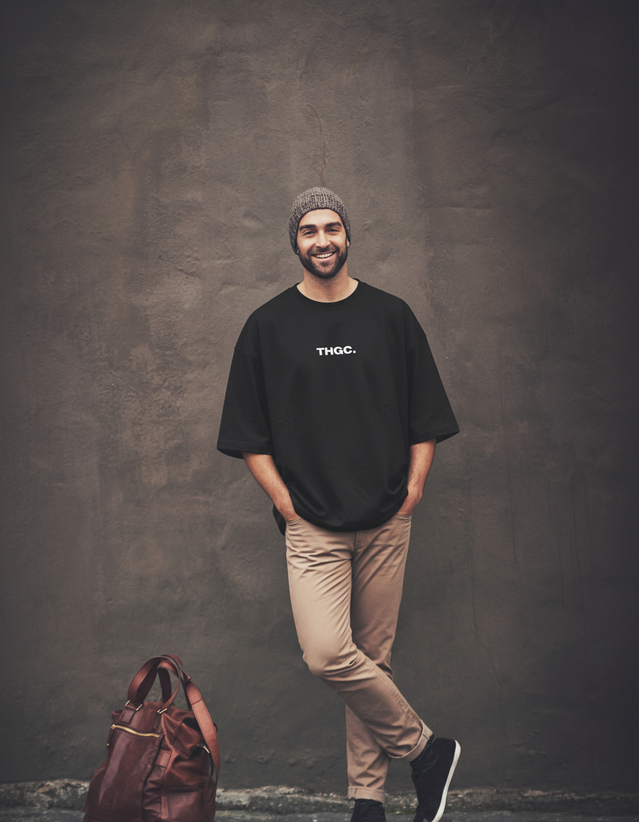 THGC Essentials Move Forward Oversized French Terry Mens T-shirt