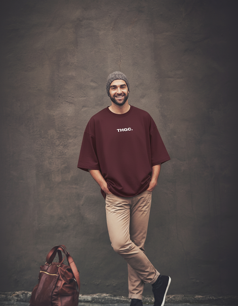 THGC Essentials Move Forward Oversized French Terry Mens T-shirt