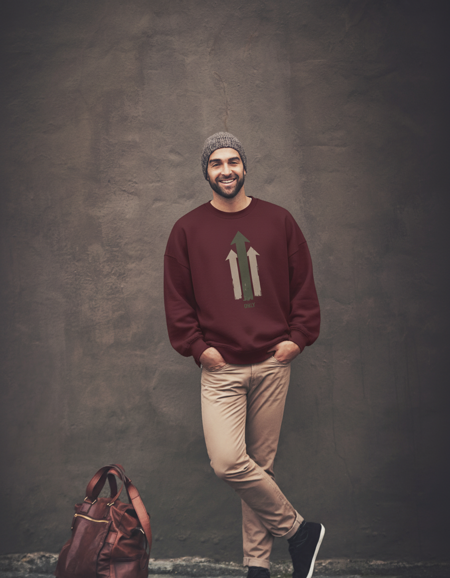 THGC Essentials – Only Up Oversized Mens Sweatshirt