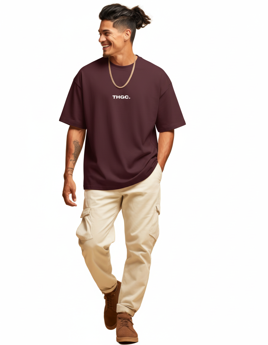 THGC Essentials Move Forward Oversized French Terry Mens T-shirt