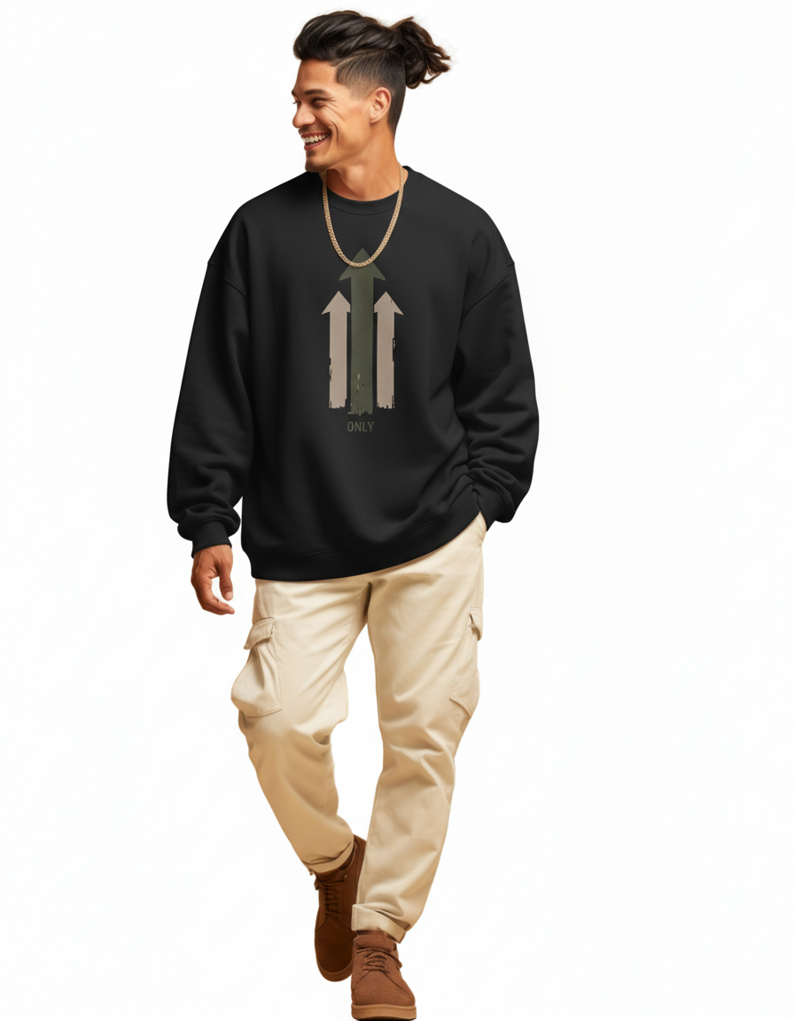 THGC Essentials – Only Up Oversized Mens Sweatshirt