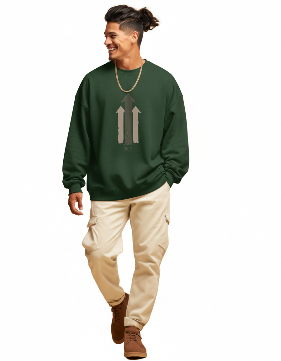 THGC Essentials – Only Up Oversized Mens Sweatshirt