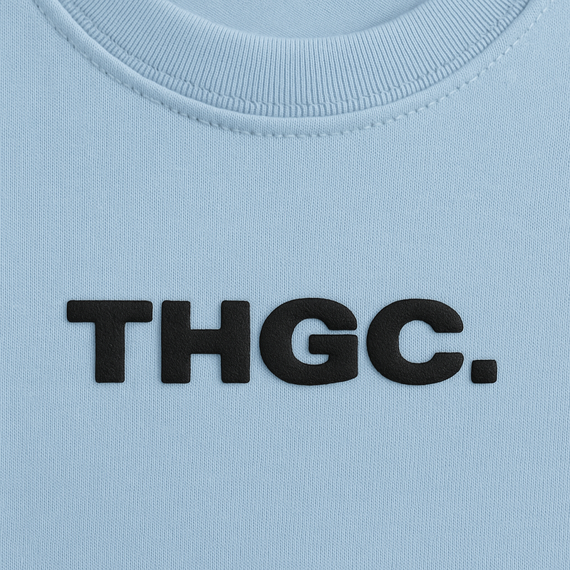 THGC Essentials Textmark Logo Oversized French Terry Womens Tshirt