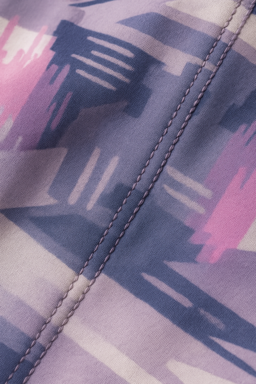 THGC Fortress Abstract Violet Skyline AOP Women’s Bomber Jacket