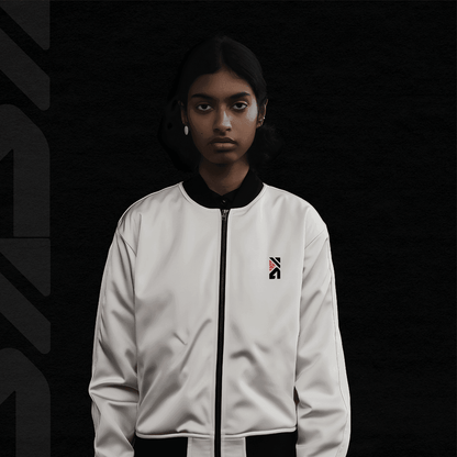White Bomber Jacket