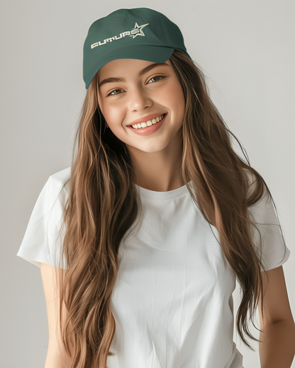 Future Star Embroidery Text - Bottle Green Baseball Cap