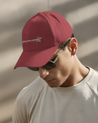 Future Star Embroidery Text - Red Baseball Cap