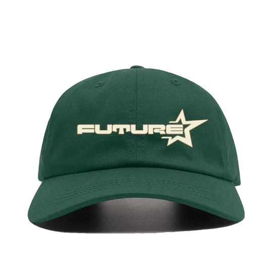  Future Star Embroidery Text - Bottle Green Baseball Cap
