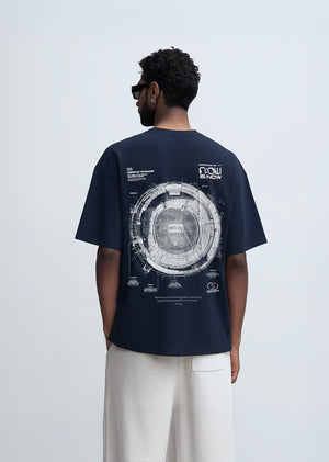 OWN THE MOMENT- WINNING MOMENTS STADIUM WORLD CHAMPIONS TSHIRT -  NAVY BLUE