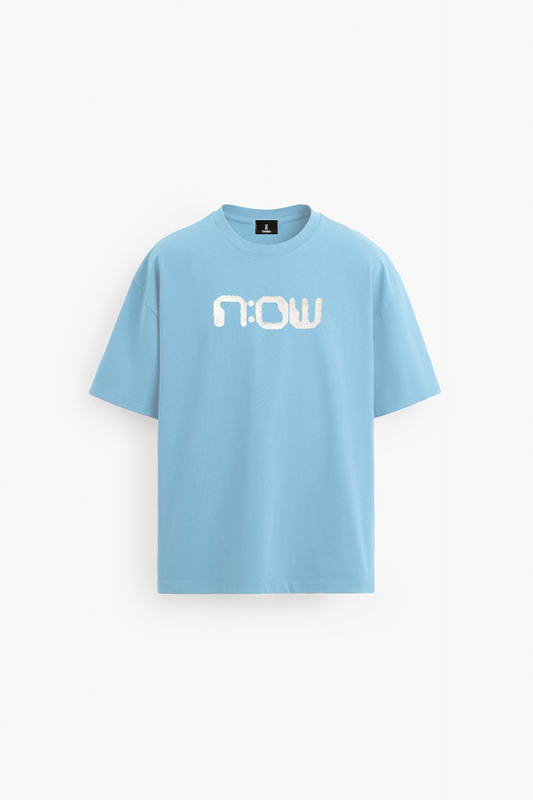   THE NOW SIGNATURE COLLECTION TSHIRT – BABY BLUE