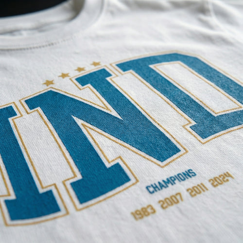IND World Cup 4 Star Edition Crew Neck Unisex Tshirt