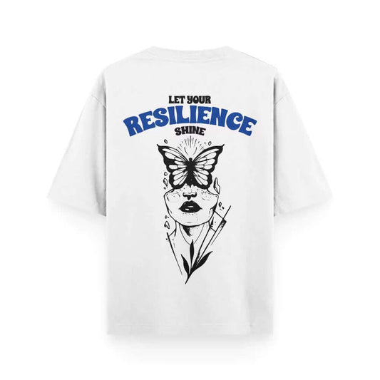   Let your Resilience Shine - Oversized White Women's T-shirt