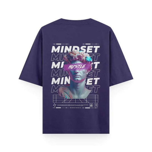   Hustle Mindset - Oversized Purple T-shirt | Unisex
